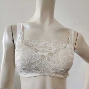Soma White Lace Bralette